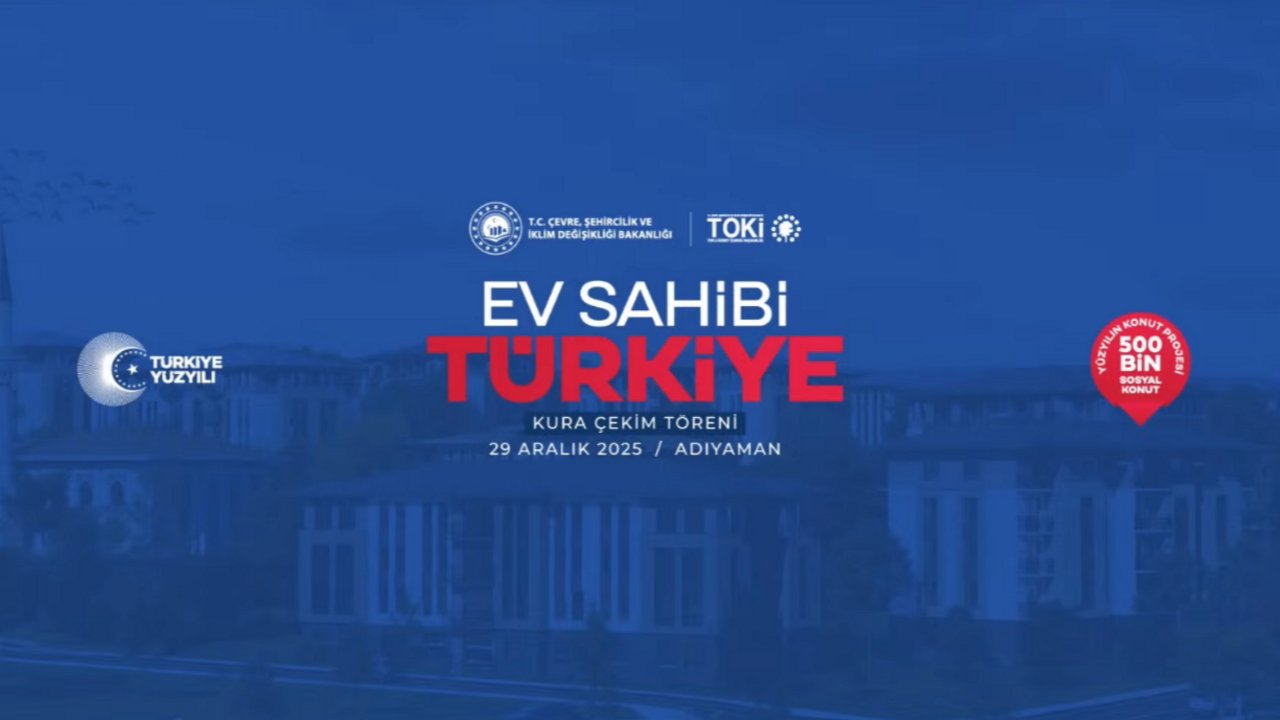 500 bin sosyal konut projesinde kura çekimleri başladı: İlk hak sahipleri belli oldu