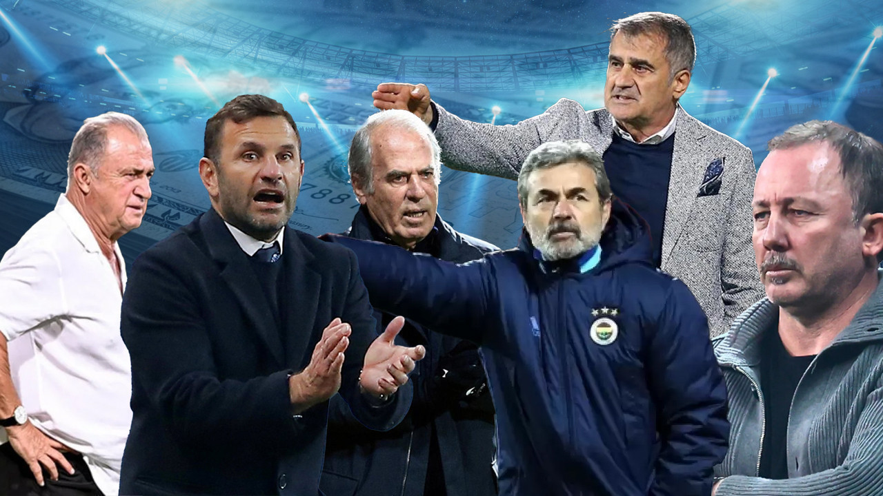 Türk futbol tarihinde bonservise en çok para harcayan teknik adamlar