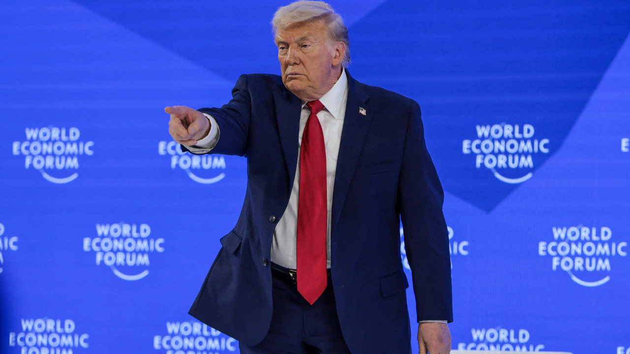 Davos'tan bir Trump geçti: Biz olmasaydık hepiniz Almanca konuşuyor olurdunuz
