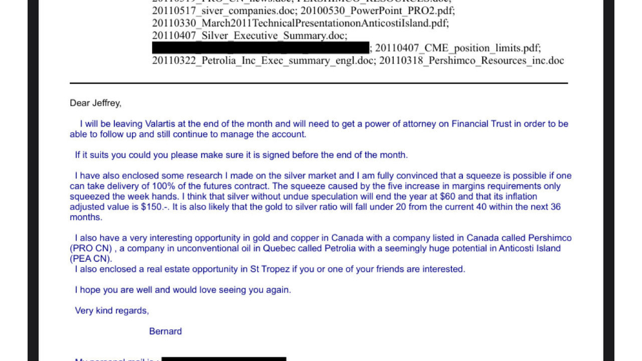 Epstein dosyalarında dikkat çeken gümüş yatırımı: 2011 rallisinde 65 dolar tahmini