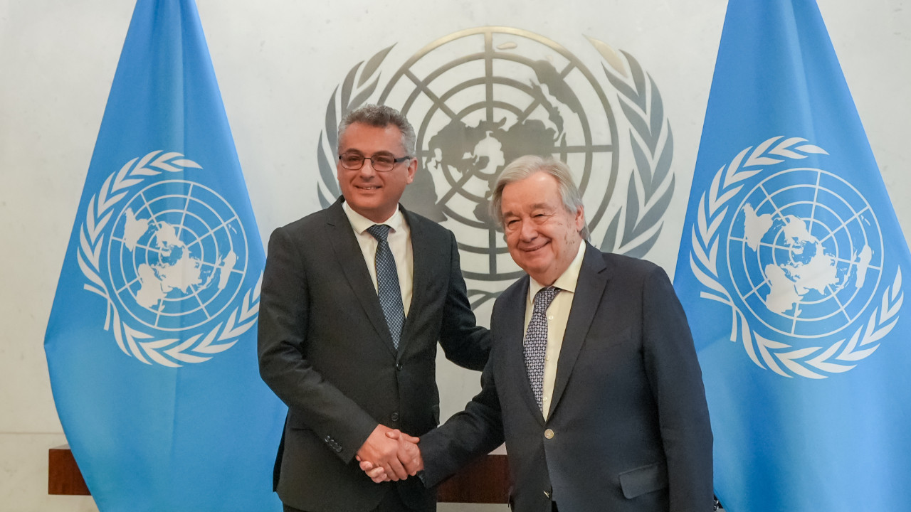 KKTC Cumhurbaşkanı, BM Genel Sekreteri ile görüştü