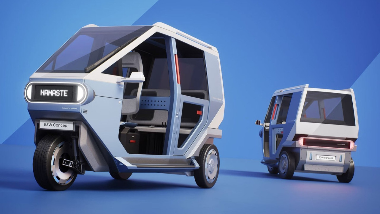 Hyundai'den elektrikli üç tekerlekli araç hamlesi: E3W yollara çıkıyor