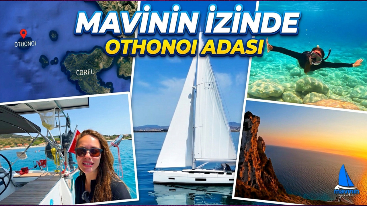 Yaklaşan Fırtınada Tekneyi Nasıl Güvenceye Aldık? Mavinin İzinde 8. Bölüm | Othonoi Adası