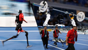 Dünya Robot Oyunları'nda ilginç anlar! Usian Bolt'u geçen de var, sedyelik olan da