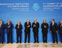 Cumhurbaşkanı Erdoğan, Ekonomik İşbirliği Teşkilatı Zirvesi için Azerbaycan’da