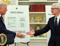 Apple'dan son 5 yılın rekoru: Piyasa değeri bir haftada 400 milyar dolar arttı