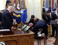 Beyaz Saray'da panik anları! İlk müdahaleyi Mehmet Öz yaptı