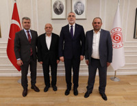 Bakan Işıkhan, Hak-İş Başkanı Arslan ile görüştü