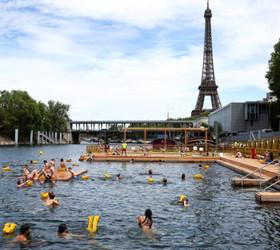 Paris’in kalbi Seine Nehri 100 yıl sonra yeniden yüzmeye açıldı