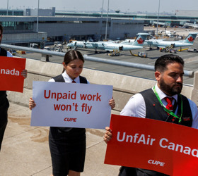 Air Canada çalışanlarından hükümet kararına rağmen greve devam kararı