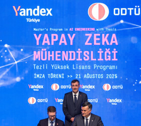 ODTÜ ile Yandex'ten işbirliği: Yapay Zeka Mühendisliği Tezli Yüksek Lisans Programı açıldı