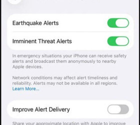 Apple, iOS 26.2 ile güvenliği bir üst seviyeye taşıyor: Artık deprem bildirimleri önden gelecek