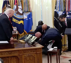 Beyaz Saray'da panik anları! İlk müdahaleyi Mehmet Öz yaptı