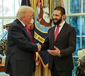 Trump ile Şara bir araya geldi