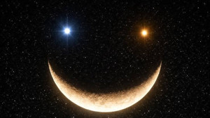 Gökyüzünde "gülen yüz" şöleni: Ay, Satürn ve Neptün kavuşacak