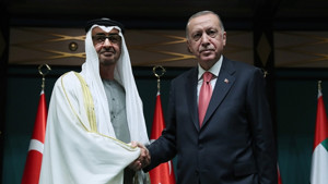 Cumhurbaşkanı Erdoğan, BAE Devlet Başkanı Al Nahyan ile görüştü