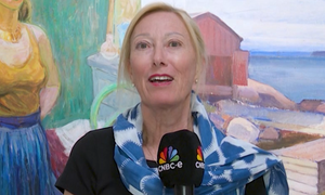 Finlandiya Büyükelçisi Pirkko Hämäläinen, Tove Jansson'ın sergi açılışında konuştu