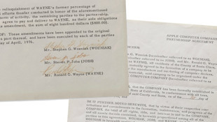 Apple’ın kuruluş belgesi milyon dolarlık açık artırmaya çıkıyor