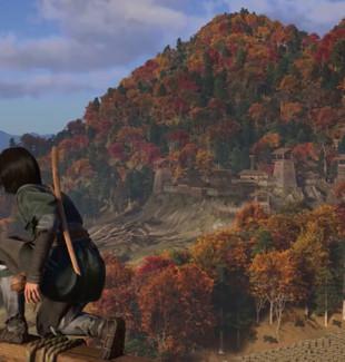Assassin's Creed Shadows'ta Naomi'nin baktığı manzara