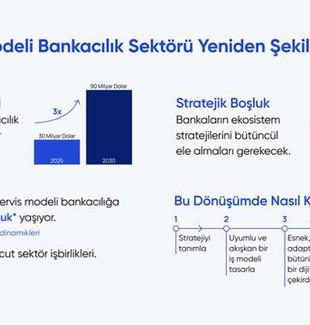 Servis Modeli Bankacılık 30 milyar dolara koşuyor: 5 yıl içinde 3’e katlayacak