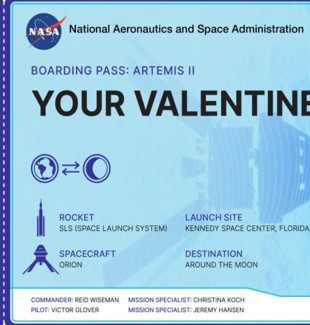 NASA'dan "Sevgililer Günü" temalı kampanya: İsimler Ay'a gidiyor!