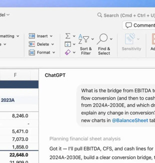 'Excel için ChatGPT': Beta sürüm kullanıma açıldı, tablo ve analiz hazırlanabilecek