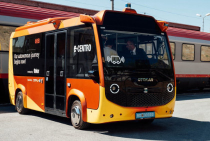 Otokar’ın otonom e-Centro’su Avrupa'da yollara çıktı