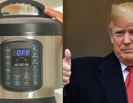 Trump mutfaklara giriyor: Kendi sloganıyla akıllı tencere çıkarmaya hazırlanıyor