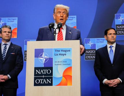 Trump, NATO Zirvesi'nde konuşuyor: İsrail ile İran arasındaki '12 gün savaşı'nın bittiğine inanıyoruz