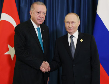 Cumhurbaşkanı Erdoğan, Rusya Devlet Başkanı Putin'le görüştü