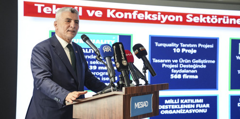 Bakan Bolat: "75 milyar dolarlık tekstil ve giyim sektörü istihdamda birinci sırada"