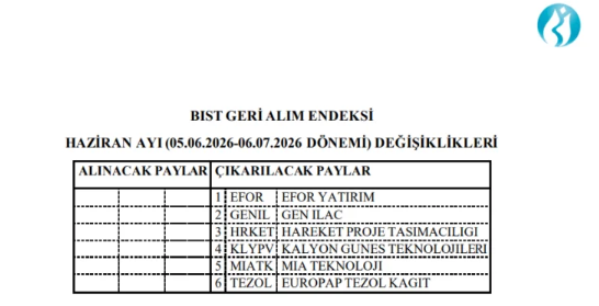 BIST Geri Alım Endeksi'nde değişiklik: 6 hisse çıkarılıyor - Resim : 4
