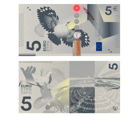 Euro banknotları değişiyor! Sahteciliği önleyecek 10 tasarım halkın oyuna sunuldu - Resim: 49