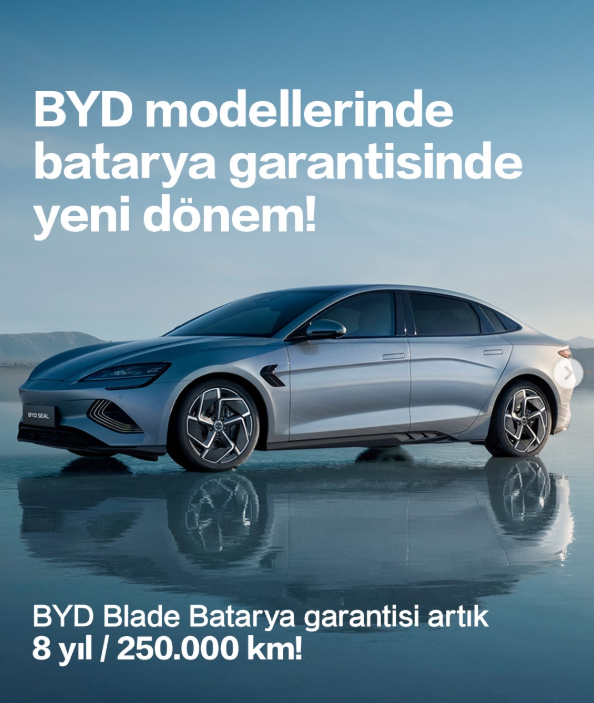 BYD T&uuml;rkiye, batarya garantisini y&uuml;kseltti - Resim : 2