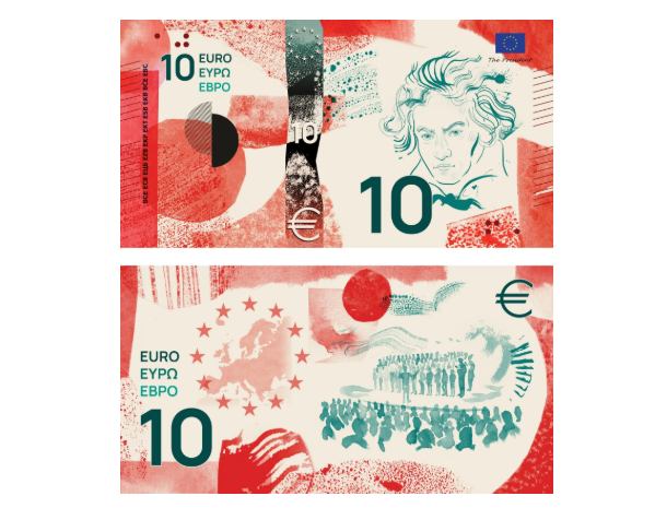 Euro banknotları değişiyor! Sahteciliği önleyecek 10 tasarım halkın oyuna sunuldu - Resim: 56