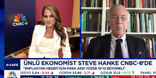 Steve Hanke CNBC-e TV özel röportajı