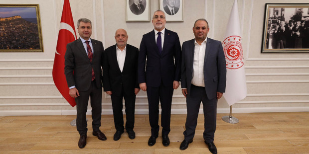 Bakan Işıkhan, Hak-İş Başkanı Arslan ile görüştü