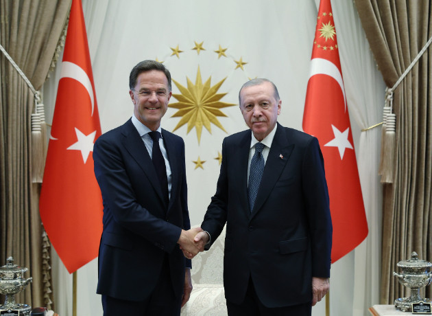 Cumhurbaşkanı Erdoğan NATO Genel Sekreteri Rutte'yi kabul etti