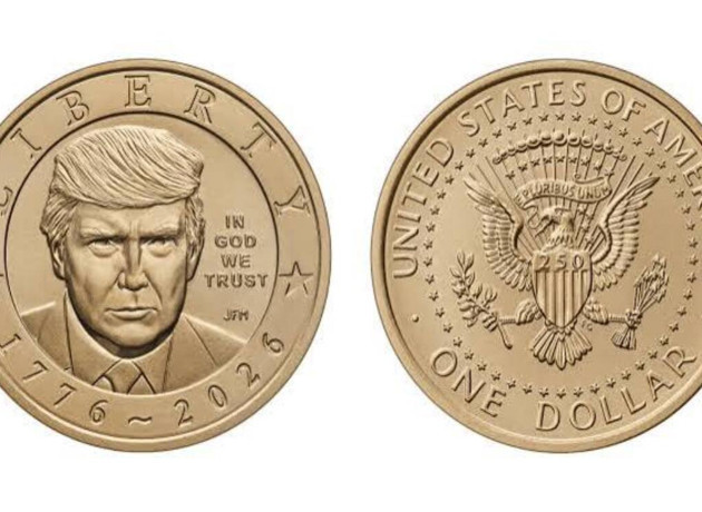 ABD'den dikkat çeken karar: Trump'ın portresi 1 dolarlık altın paraya basılıyor