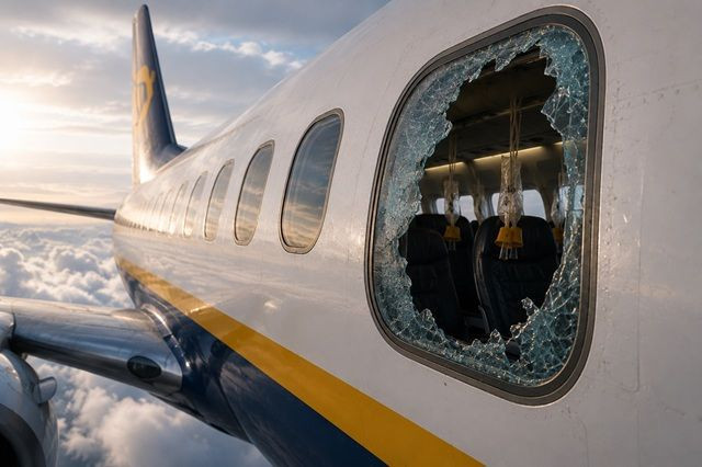 Ryanair uçağında korkutan olay: Pencere yerinden çıktı, yolcu son anda kurtuldu - Resim: 2