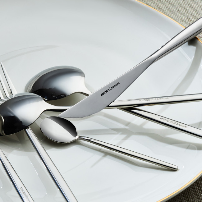 Sofraların En Değerli Takısı Karaca 316+ Çelik Çatal-Kaşık-Bıçak Koleksiyonu’nu Keşfedin - Resim : 2