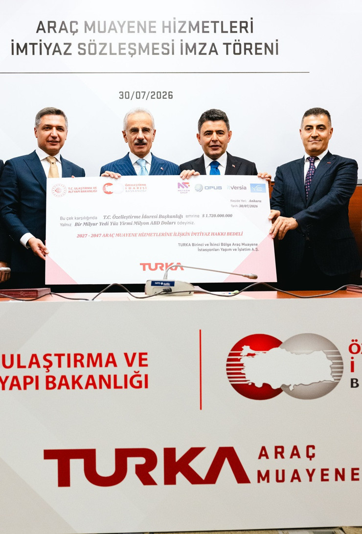 T&uuml;rkiye'nin yeni nesil ara&ccedil; muayene sistemi i&ccedil;in imtiyaz s&ouml;zleşmesi imzalandı - Resim : 1