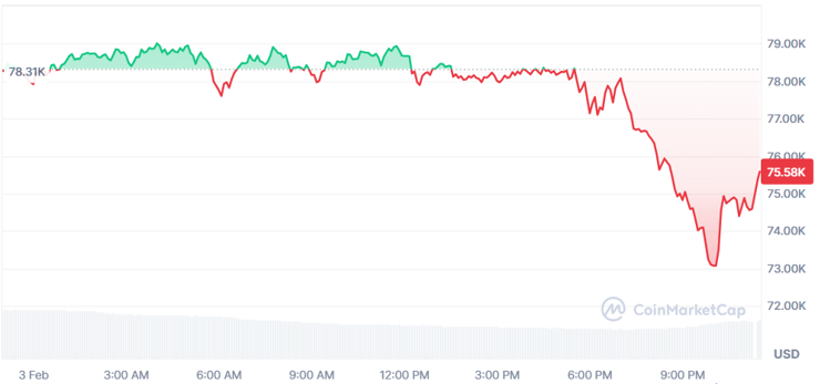 Bitcoin'de d&uuml;ş&uuml;ş s&uuml;r&uuml;yor: 73 bin dolara kadar geriledi - Resim : 4