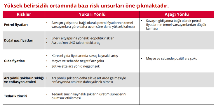 Savaşın gölgesinde Merkez Bankası'nın dikkat çektiği 5 risk - Resim : 2