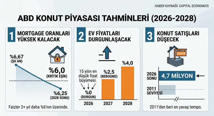 ABD konut piyasası için alarm veren 3 tahmin! Son 15 yılın en kötüsü olabilir - Resim : 1