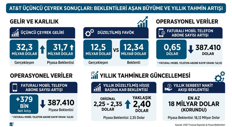 AT&T'den güçlü bilanço: Gelir ve kâr beklentileri aşıldı - Resim : 1