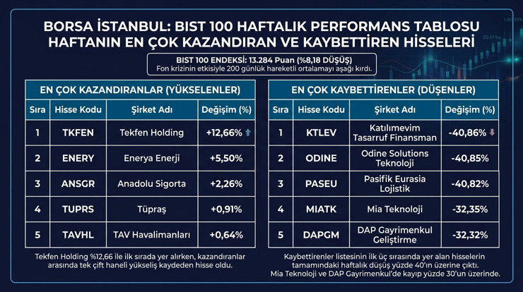 Borsada haftanın en çok kazandıran hissesi belli oldu: Yüzde 12,66 yükseldi - Resim : 1