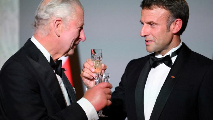 Macron, Kral Charles'a 475 bin euroluk ıstakoz ziyafeti verdi