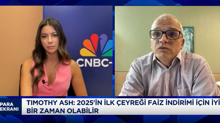 Ekonomist Timothy Ash CNBC-e'ye konuştu: Faiz oranı muhtemelen ocak ayında düşürülecek