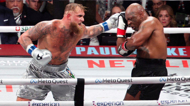 Mike Tyson ve Jake Paul maçı rekorlarla tarihe geçti: 18 milyon dolarlık kapı geliri